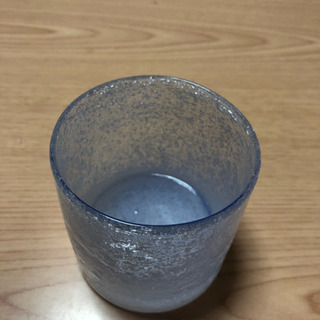 【未使用】琉球グラス 水色乳褐色の画像