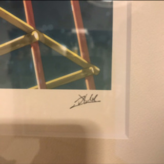 カントク先生 版画 「しまいまいジム」保証書付き しずく&くるみ