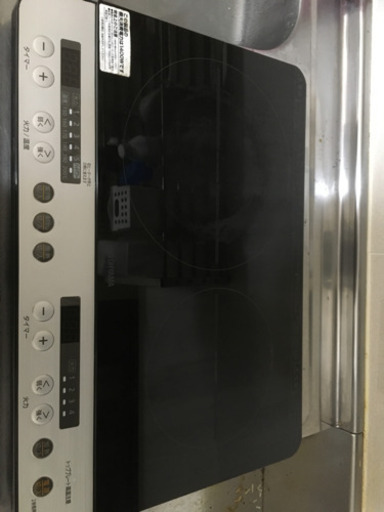 【取引中】アイリスオーヤマ　2口IHクッキングヒーター