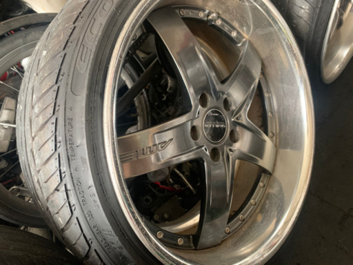 19インチ　深リム　タイヤホイール　草加市