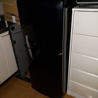 一人用　冷蔵庫　ブラック