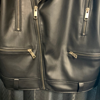 H&M ライダースジャケットの画像