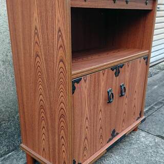◆ 民芸調 棚 ◇ 和 タンス 水屋 箪笥 飾り棚 書棚 ◇ 江...