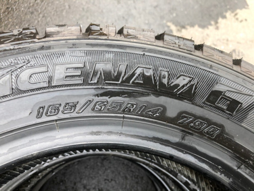 早めの冬支度✨新古品165\65R14 アイスナビ?