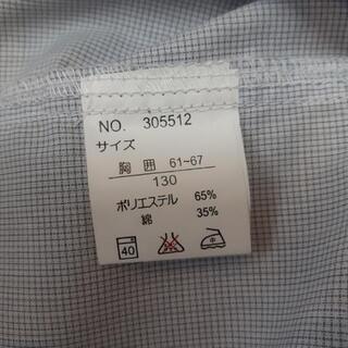 値下げしました‼カッターシャツ古着　130　男児の画像