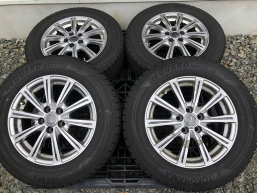 プリウス ヨコハマスタッドレス 195/65R15 トヨタ純正ナット専用ホイール