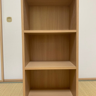 カラーボックス　三段