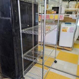 【リサイクルストアスターズ鹿大店】メタルラック　スチールラック　4段　収納　ラック　キャスター付きの画像