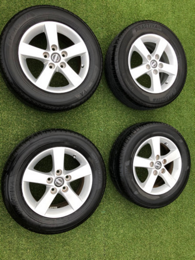 ラフェスタハイウェイスター純正15インチ  アルミホイールタイヤ4本セット