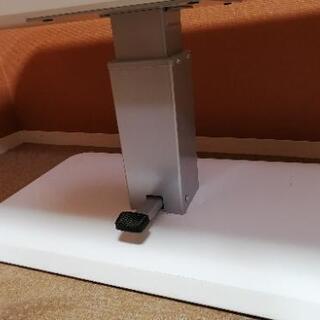 昇降ダンパー付きテーブル 白②の画像