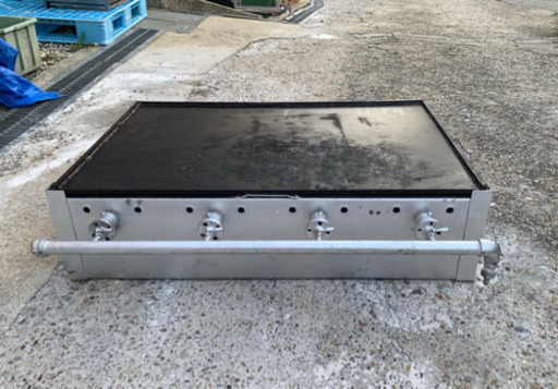 900×740 焼き台　グリラー　鉄板焼き　業務用大量調理　LPガス