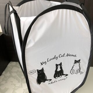 【中古品】ランドリーバッグ☆タオルやぬいぐるみなどの収納にもオススメ♪