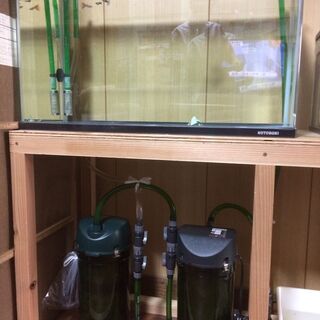 エーハイムフィルター、水槽セット
