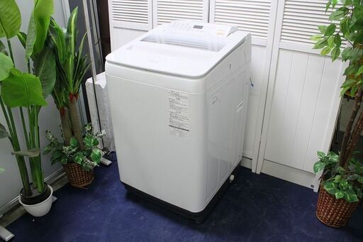 R2117) Panasonic パナソニック NA-FA80H5 送風乾燥機能付き 2018年製! 洗濯機 店頭取引大歓迎♪