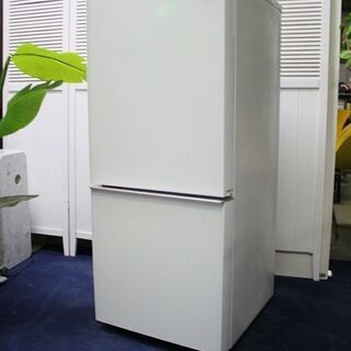 R2124) SHARP シャープ 2ドア冷蔵庫 ガラストップ SJ-GD14E-W プラズマクラスター 137L 2019年製! 冷蔵庫 店頭取引大歓迎♪