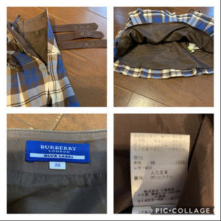 BURBERRY LONDON BLUE LABEL ミニスカート 38の画像