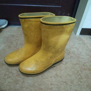 子供長靴黄色20cm