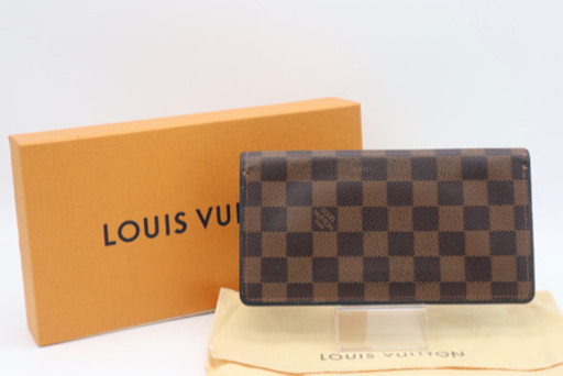 《《LOUIS VUITTON/ポルトフォイユブラザ エベヌ》Bランク 箱 袋