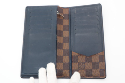 《《LOUIS VUITTON/ポルトフォイユブラザ エベヌ》Bランク 箱 袋