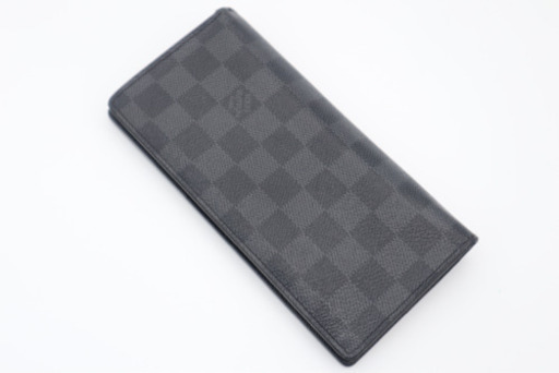 《LOUIS VUITTON/ダミエ ポルトフォイユ ブラザ》Bランク ブラック