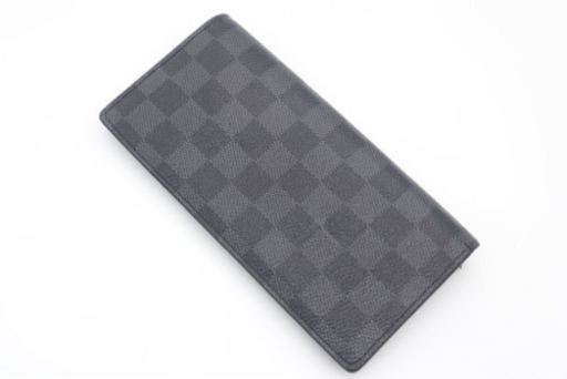 《LOUIS VUITTON/ダミエ ポルトフォイユ ブラザ》Bランク ブラック