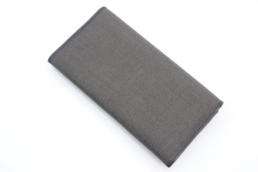 《BVLGARI/ウィークエンド 二つ折り長財布》ABランク 美品 グレー 箱