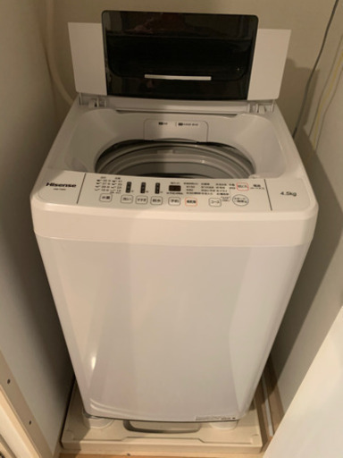 10/18 午前から午後に取りに来られる方　洗濯機　一人暮らし用　4.5Ｌ