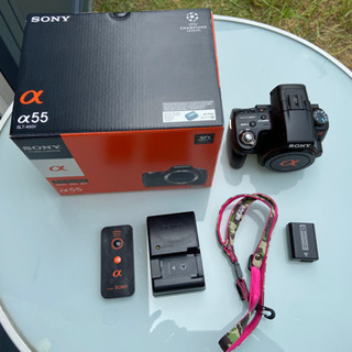 Sony α55 デジタル一眼 ソニーAマウント ボディのみ (ネット決済追加)の画像