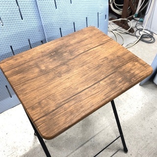 山善 折りたたみテーブルの画像