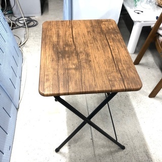 山善 折りたたみテーブルの画像