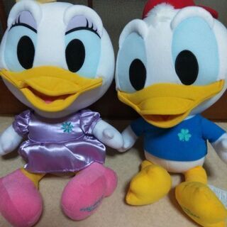 ⚠処分対象品⚠【ディズニーシープライズ品】ドナルド&デイジー約50cm