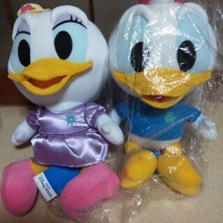 ⚠処分対象品⚠【ディズニーシープライズ品】ドナルド&デイジー約50cmの画像