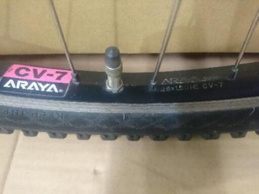old MTB ホイールセット ARAYA 26インチ タコ穴 アルミホイール