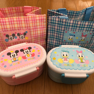 ディズニー　ランチボックス・ランチバッグ　２セット