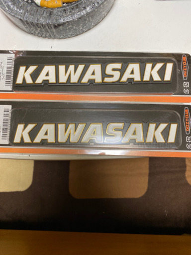 kawasaki エンブレム 金縁