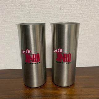 JINROの金属製容器（2個セット）