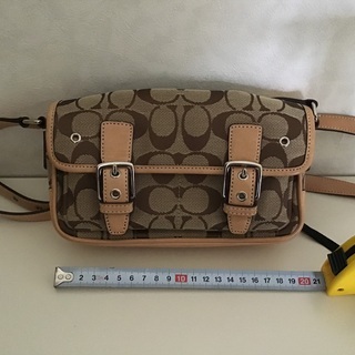 値下げしました☆中古コーチショルダーバッグ