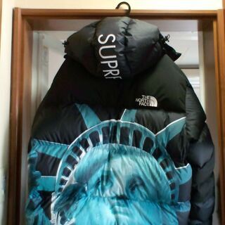 シュプリーム　レア　SUPREME × THE NORTH FACE 19AW STATUE PRINT BALTRO JACKET  国内正規品◆19FW ノースフェイス 自由の女神 バルトロ の画像