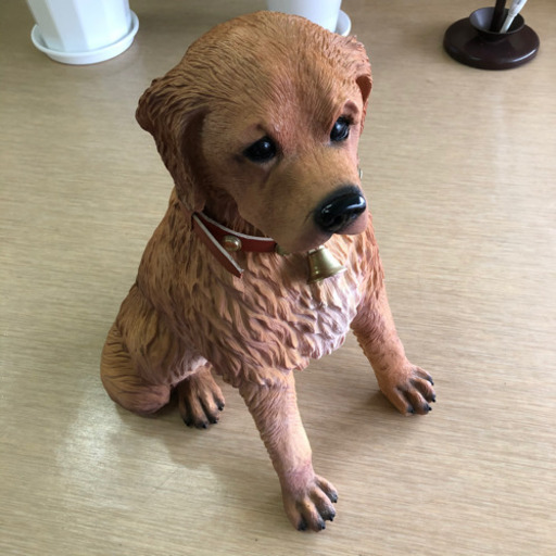 当店に番犬がやってきましたわんチャン置物✨樹脂製・高さ57ｃｍ