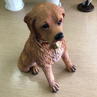 当店に番犬がやってきました😄わんチャン置物✨樹脂製・高さ57ｃｍ