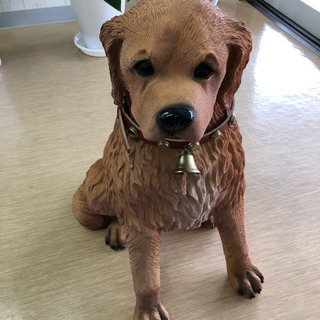 当店に番犬がやってきました😄わんチャン置物✨樹脂製・高さ57ｃｍの画像