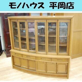 0414-04 浜本工芸 食器棚 レンジボード 100幅 福岡城南片江