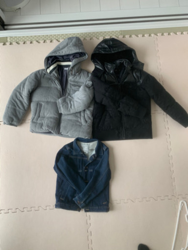 子供服　ダウンジャケット　デニムジャケット　セット