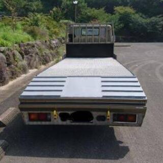 三菱 キャンター トラック 積載車 ３トン 車検付 走行少ない の画像