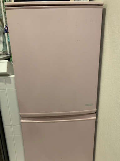 SHARP冷蔵庫　ピンク