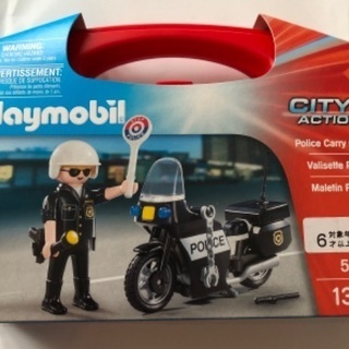プレイモービル 警察　ポリス　キャリーケース★playmobil