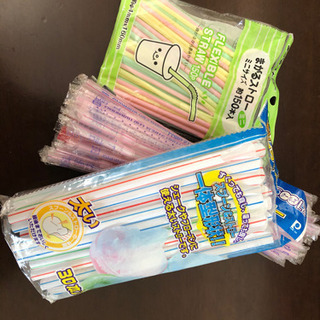 ストロー　沢山の画像