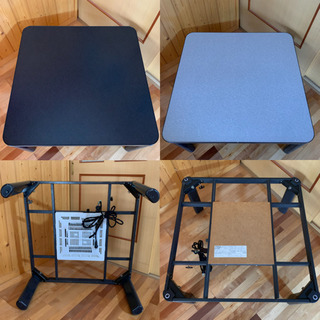 正方形こたつ74cm×74cm  補助足付きの画像