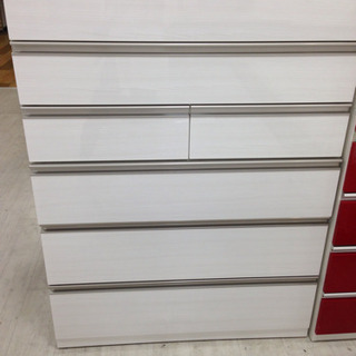 【送料込み】ニトリ　6段チェスト　ホワイト　家具　タンス　② 日本製 多サイズチェスト 幅80cm(6段 WH) | ニトリネット【公式
