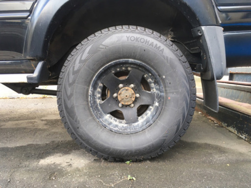 ランクル　スタッドレス　ホイール付き　285/75R16